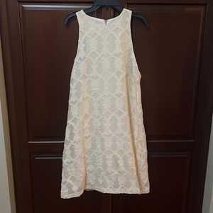 Cream, lace dress